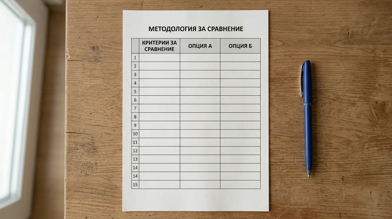 Прост лист с подредени колони и редове